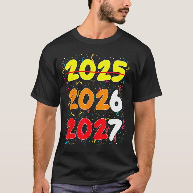 Happy New Year 2026 Coming Soon 2027 Funny 67 Meme T-Shirt (Vorderseite)