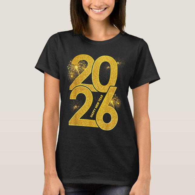 Happy New Year 2026 Firework Family Matching Men W T-Shirt (Vorderseite)
