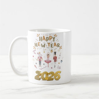 happy new year 2026 kaffeetasse