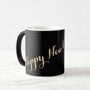Happy New Year 2026 Modern Color Changing Morphing Verwandlungstasse