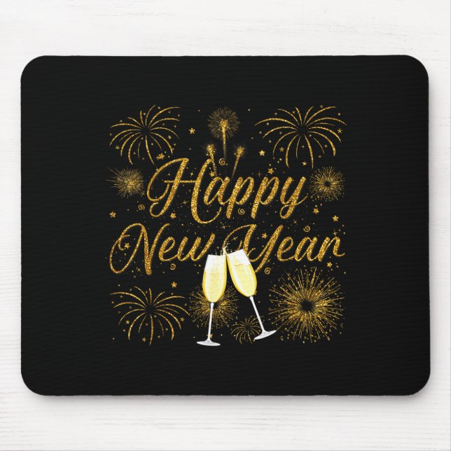 Happy New Year 2026 New Years Eve Party Countdown  Mousepad (Vorne)