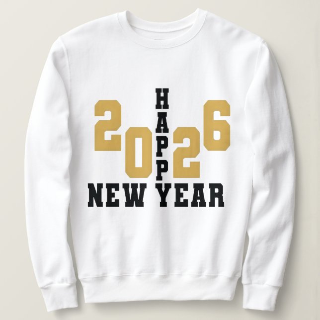 Happy New Year 2026  Sweatshirt (Design vorne)