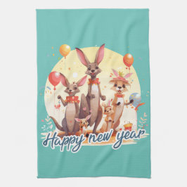 Happy New Year at last Geschirrtuch