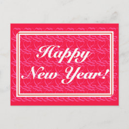 Happy New Year ~band heart ~ Postkarte