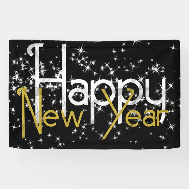 Happy New Year Banner (Horizontal)