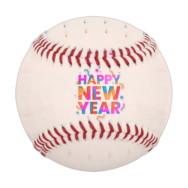 Happy New Year Baseball (Vorderseite)