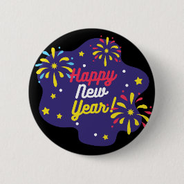 Happy New Year Button
