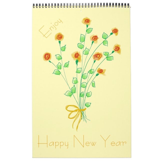 Happy New Year Calendar Kalender (Titelbild)