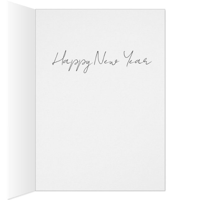 Happy New Year Card (Innen (Rechts))