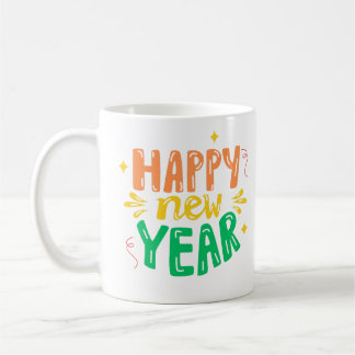 Happy New Year Celebration Design Kaffeetasse