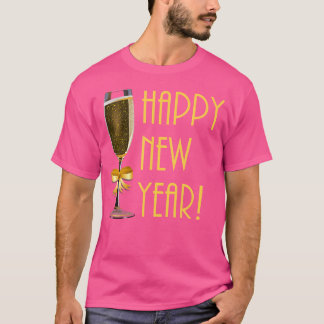 Happy New Year Champagne Flute 2020 T-Shirt