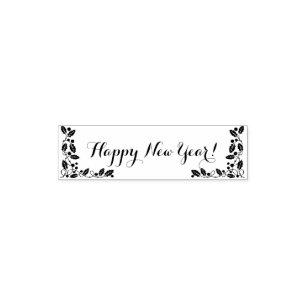 Happy New Year classic Permastempel