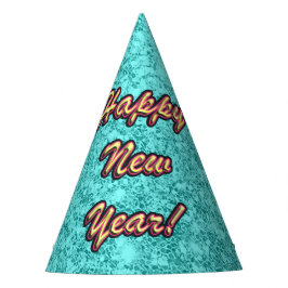 Happy New Year Colorful Partyhütchen