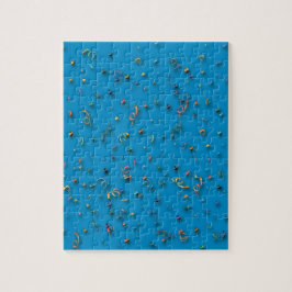Happy New Year Confetti auf Blue