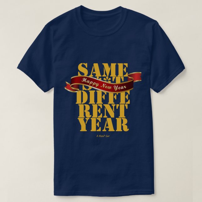 Happy New Year (Conflicted) - Ein MisterP-Shirt T-Shirt (Design vorne)