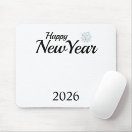 Happy New Year Custom Present Mousepad