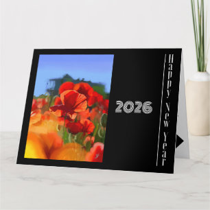 Happy New Year - die Pappi House Painting Card Karte