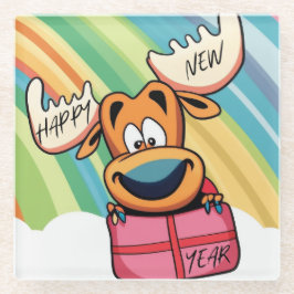 Happy New Year Else - Festivals Design der Feier Glasuntersetzer