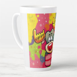 Happy New Year Else - Festivals Design der Feier Milchtasse