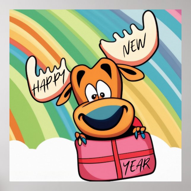 Happy New Year Else - Festivals Design der Feier Poster (Vorne)