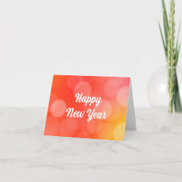 Happy New Year Feiertagskarte