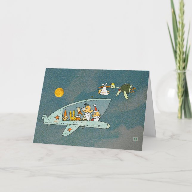 Happy New Year Feiertagskarte (Vorderseite)