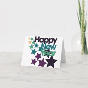 Happy New Year Feiertagskarte