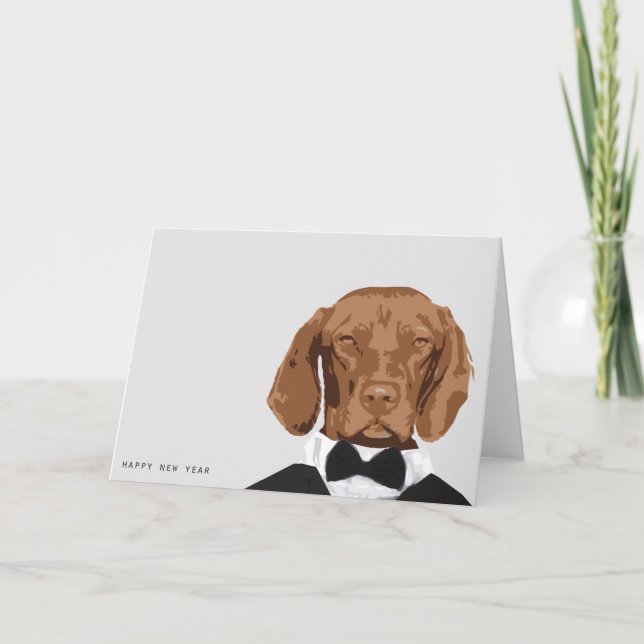 Happy New Year Feiertagskarte (Vorderseite)