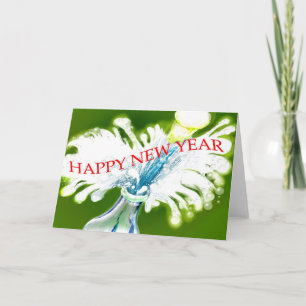 Happy New Year Feiertagskarte