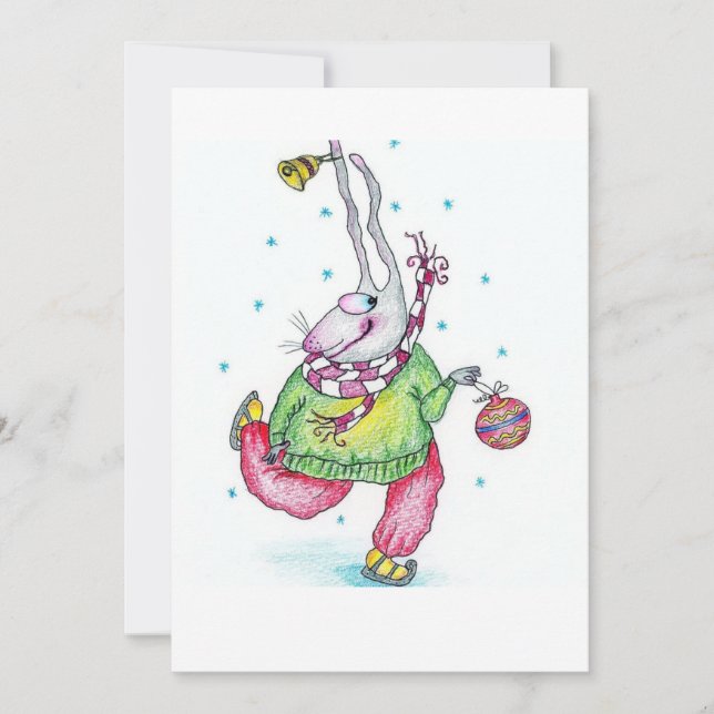 Happy New Year Feiertagskarte (Vorderseite)