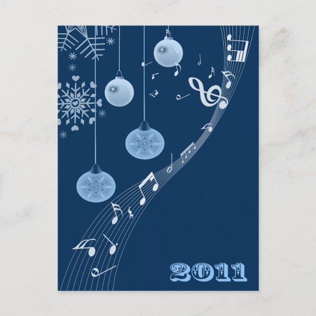 Happy New Year Feiertagspostkarte (Vorderseite)
