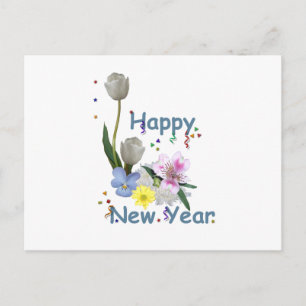 Happy New Year Feiertagspostkarte