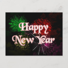Happy New Year Feiertagspostkarte