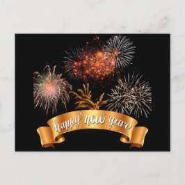 Happy New Year Feiertagspostkarte