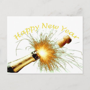 Happy New Year Feiertagspostkarte