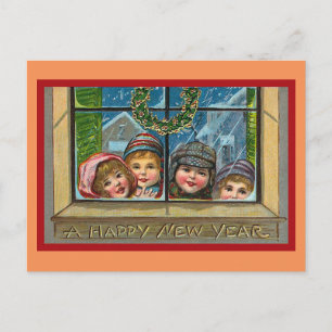 Happy New Year Feiertagspostkarte