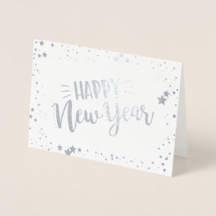 Happy New Year Folienkarte