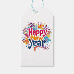 Happy New Year Geschenkanhänger