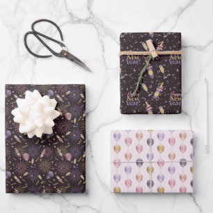 Happy New Year Geschenkpapier Set