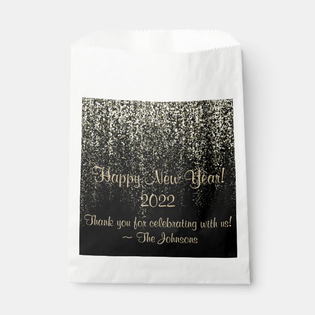 Happy New Year Geschenktütchen (Vorderseite)