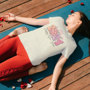 Happy New Year Groovy Retro Typografie T-Shirt