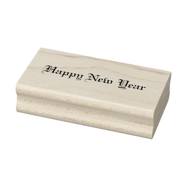 Happy New Year Gummistempel (Stempel)