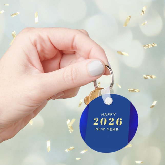 Happy New Year Holiday Schlüsselanhänger (Happy New Year Holiday Keychain)