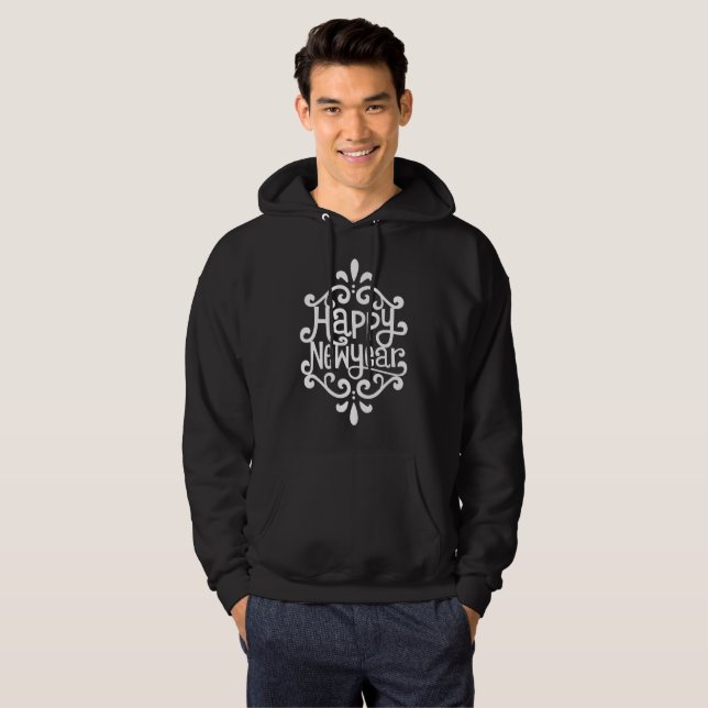 Happy New Year Hoodie (Vorne ganz)