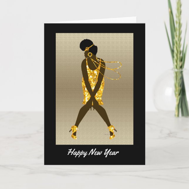 Happy New Year Karte (Vorderseite)