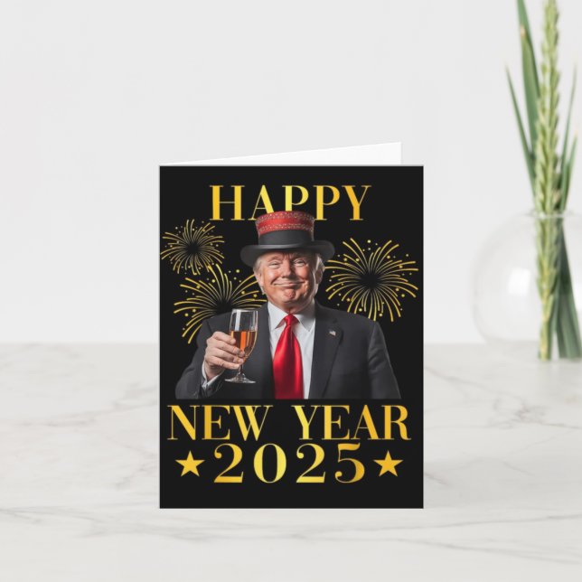 Happy New Year Karte (Vorderseite)