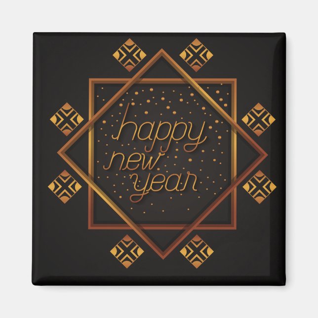 Happy New Year Magnet (Vorne)