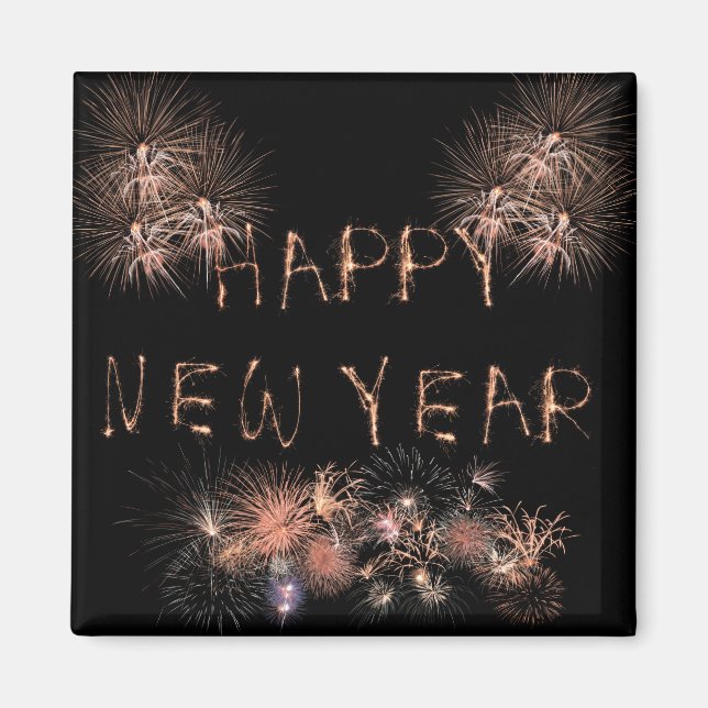 Happy New Year Magnet (Vorne)