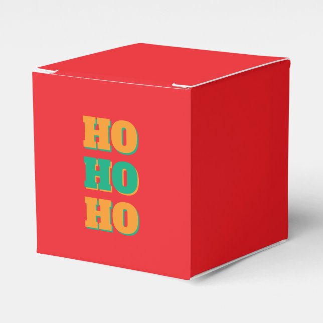 Happy New Year Merry Christmas Holiday Season HoHo Geschenkschachtel (Vorderseite)