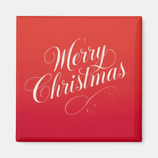 Happy New Year Merry Christmas Holiday Season Magnet (Vorne)